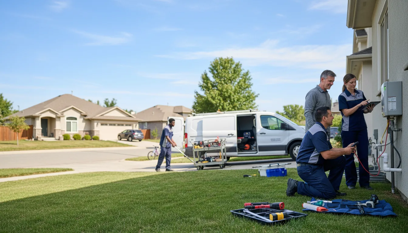 Tankless water heater service in Strang, NE